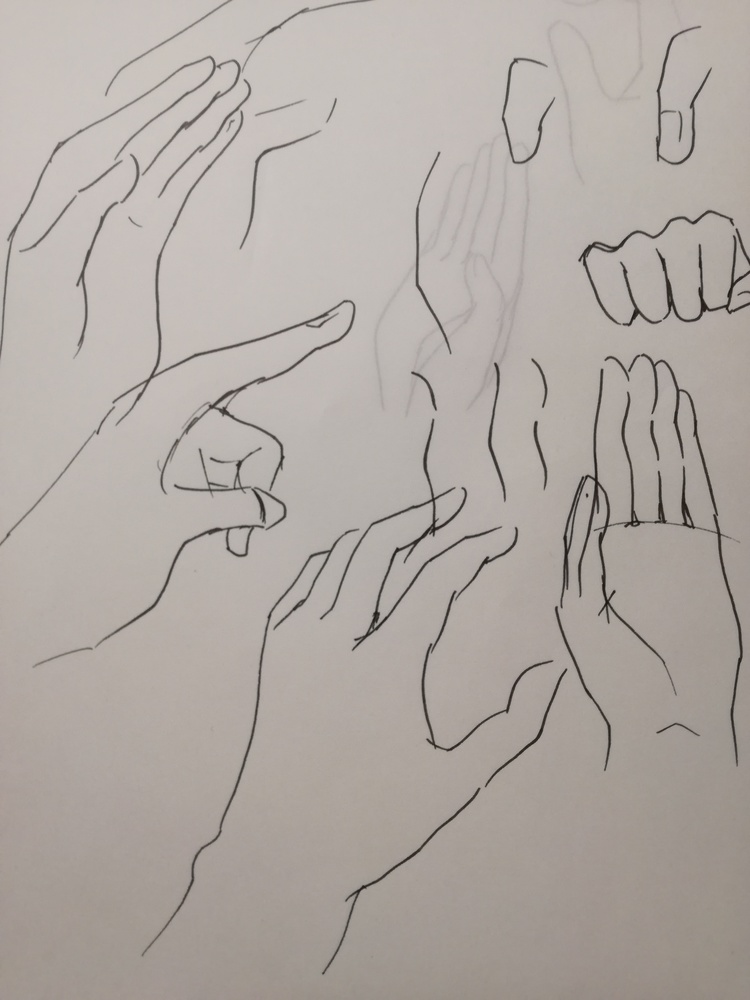 手