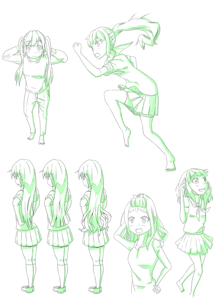 髪の描き方講座 Level 1