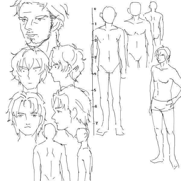 男性の体