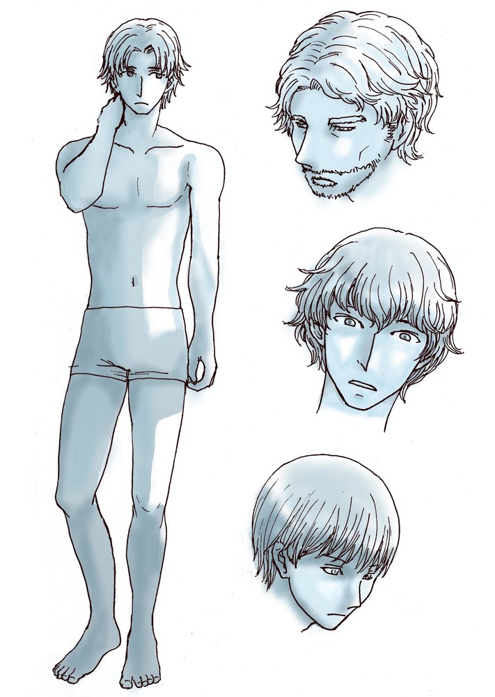 練習（男性の描き方）