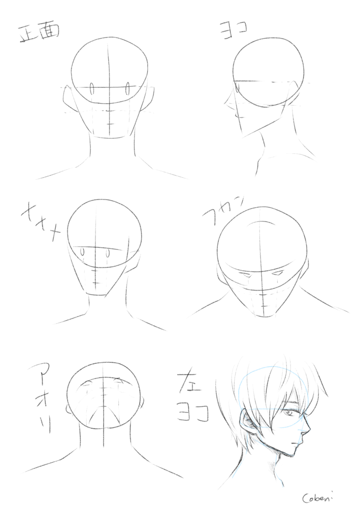 基礎練習-顔の書き方講座