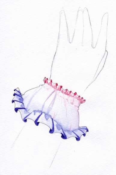 フリル描いてみました。