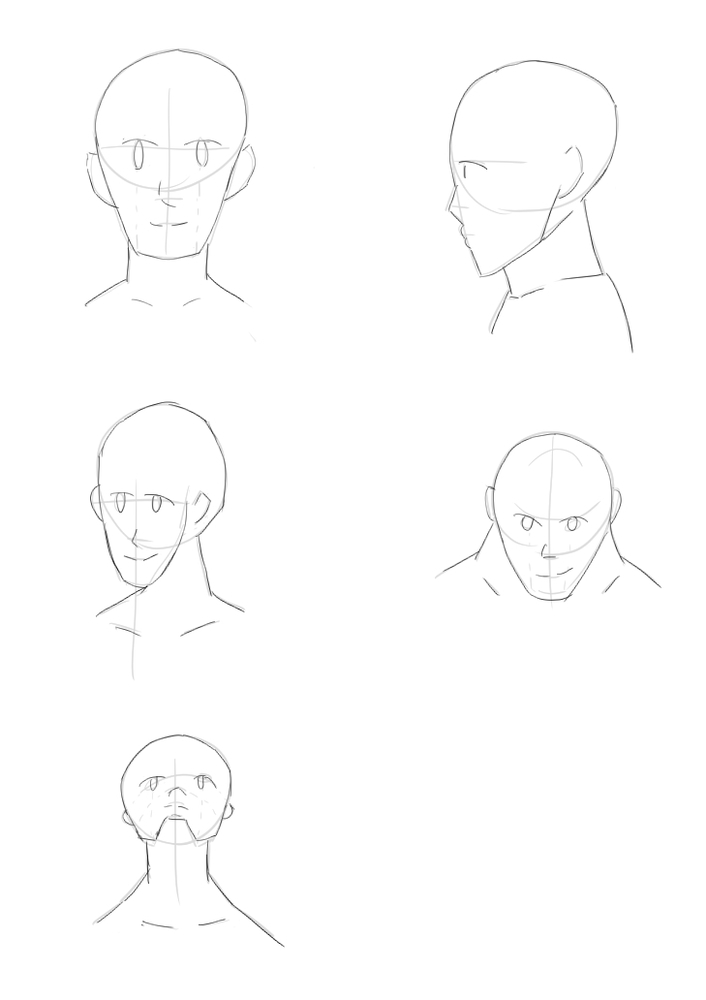 顔の描き方　1-1