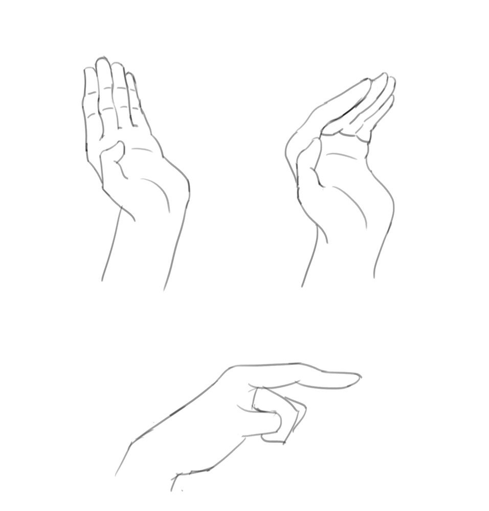 手や指の描き方