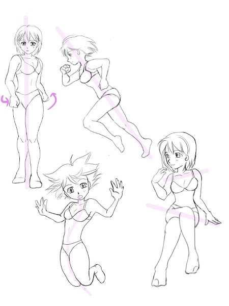 ポーズを学ぶ！イラレポ～