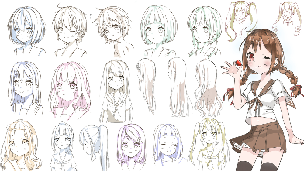 絵柄と影に気を付けて描きました