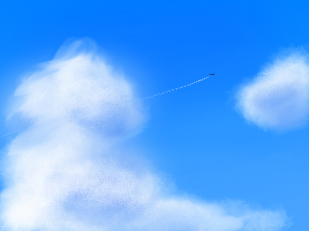 積雲の描き方