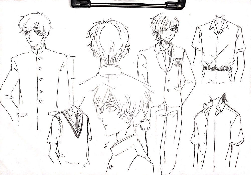 男子高校生の制服