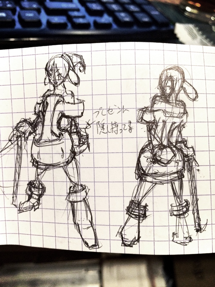 なるほど！描きやすい^_^