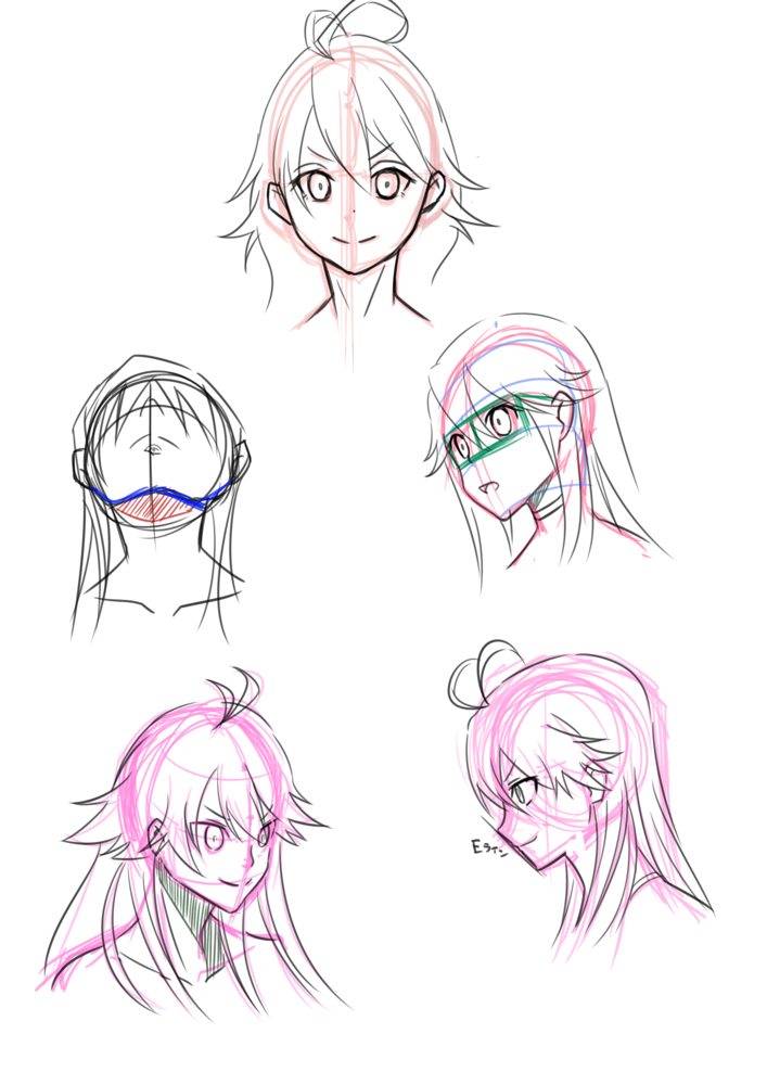 顔の描き方2