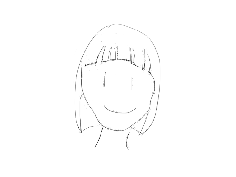 髪型の練習