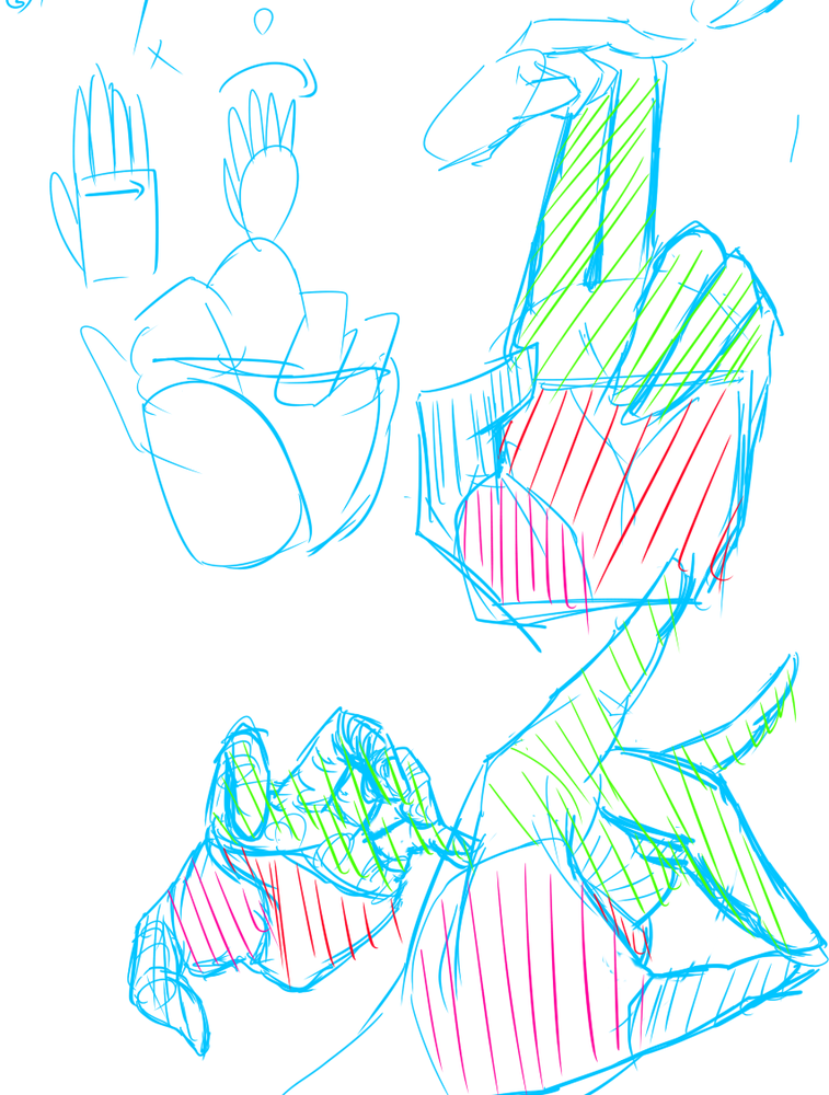 手の描き方