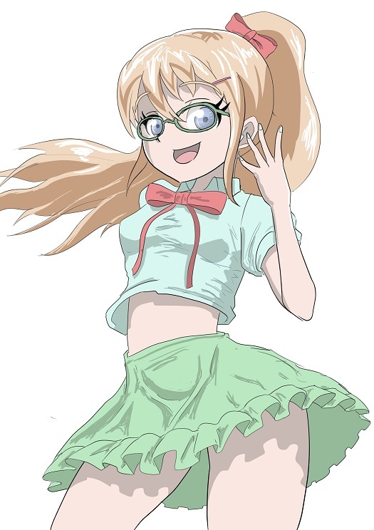 メガネのキャラを描くヤツ