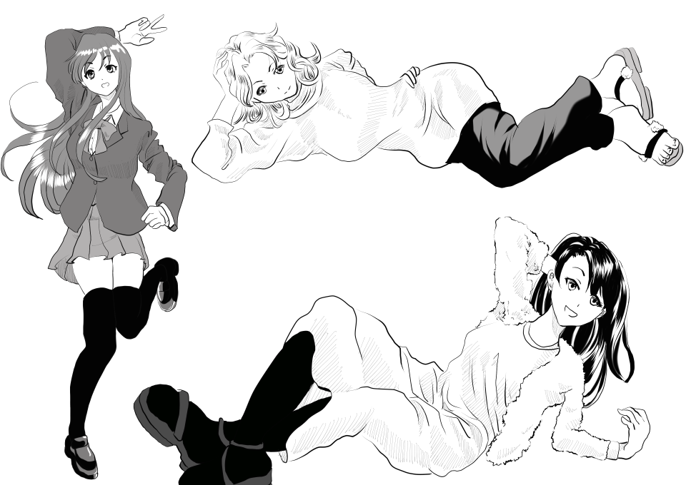 コントラポストの練習