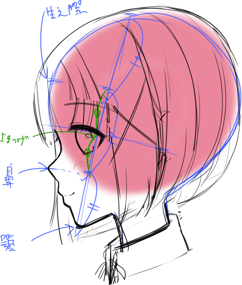 横顔
