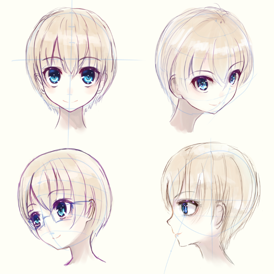 顔のアタリ