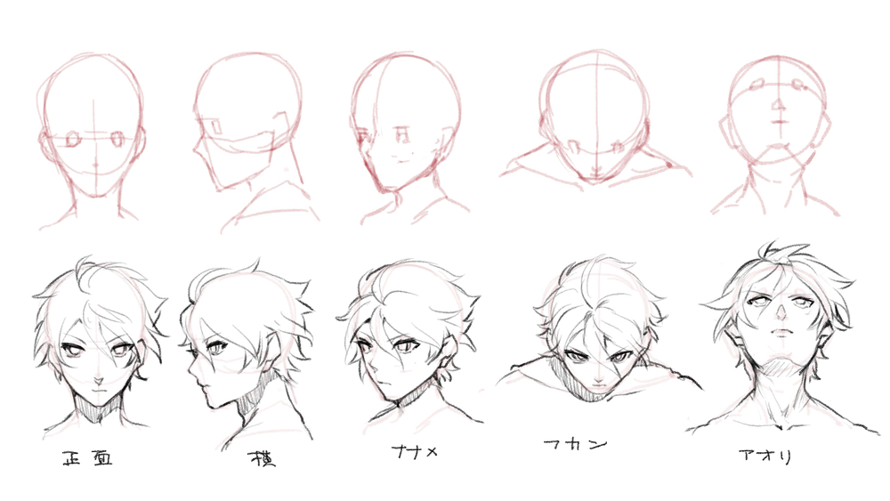 アタリと下書き