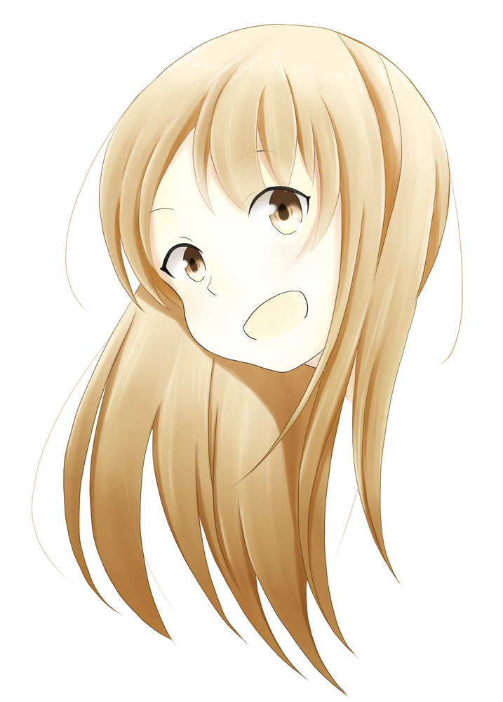 髪の毛の塗り方