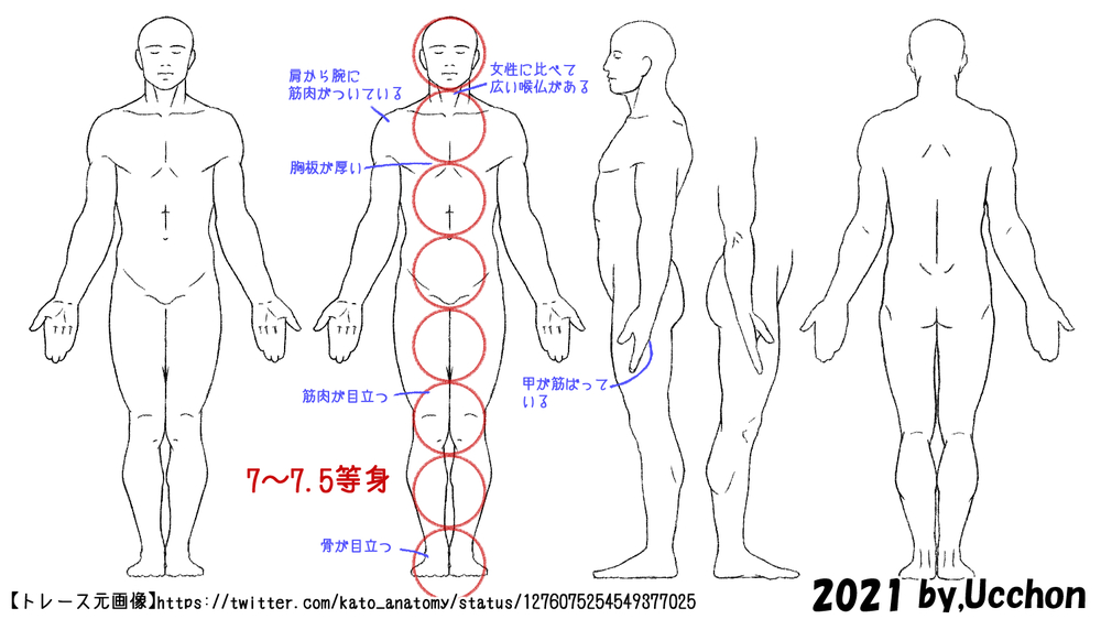 男性の描き方講座3