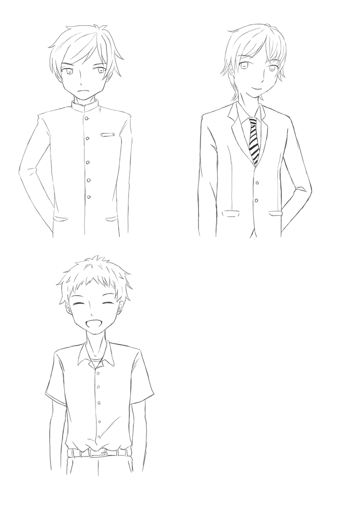 男子制服です。