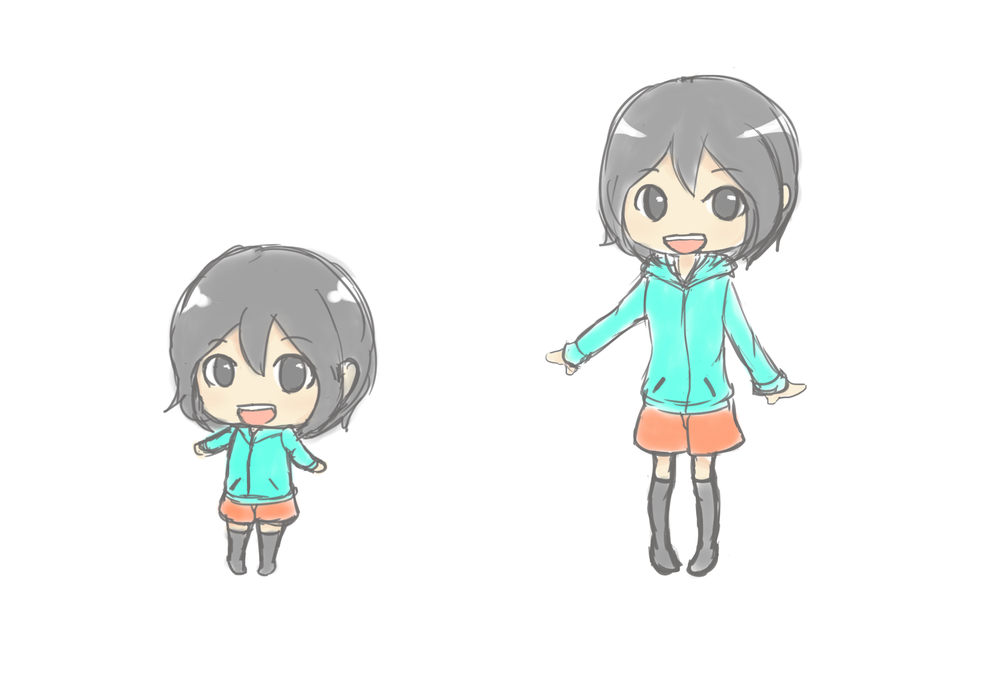 描いてみました。