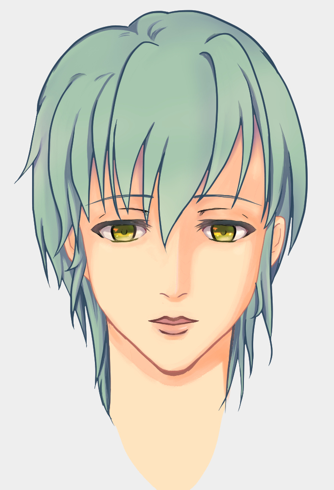 おとなしいキャラクターで練習
