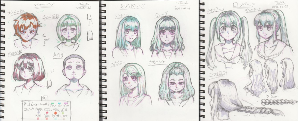 女の子髪型byTai-oh