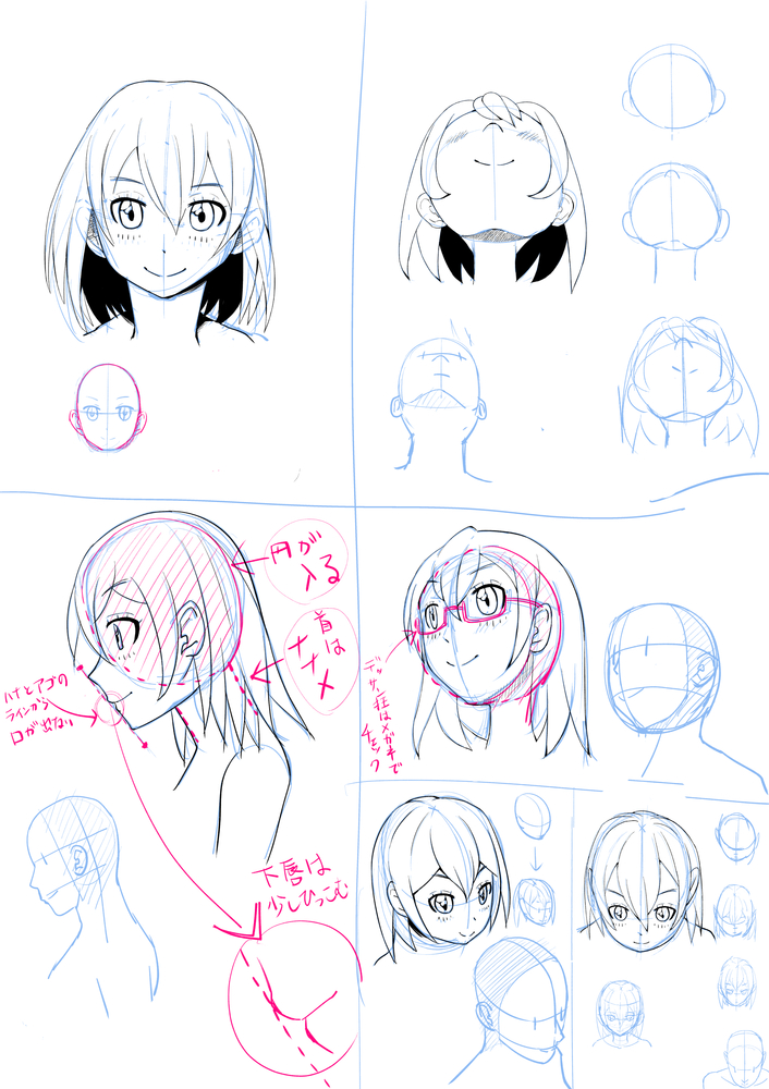 顔のアタリの取り方講座