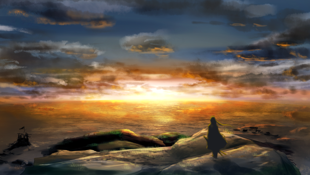 夕方