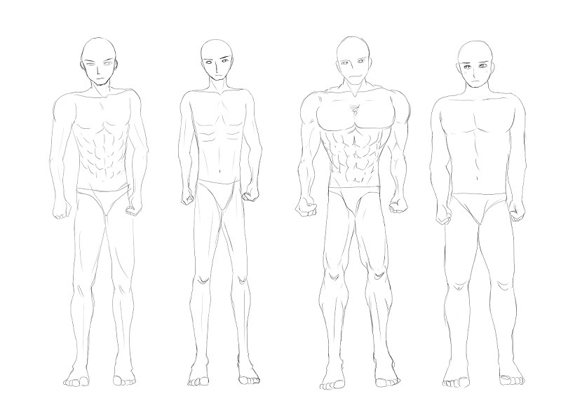男性の身体の描き分け講座～