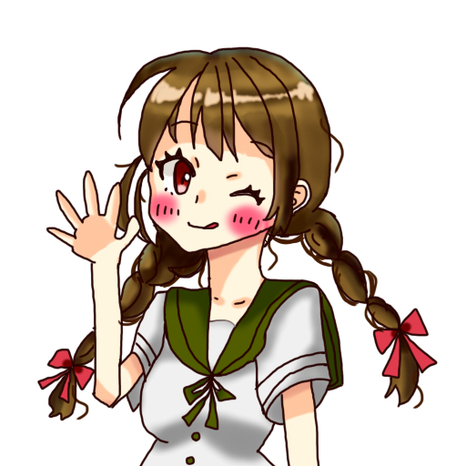 髪の描き方講座　練習
