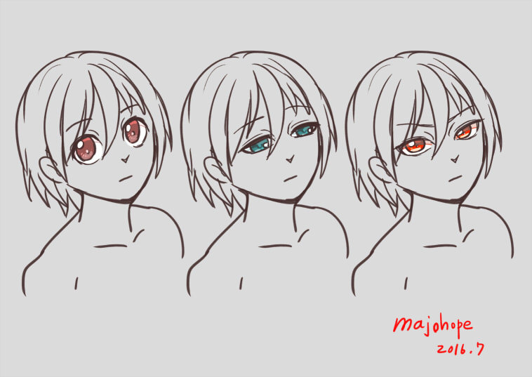 目を描くッ！