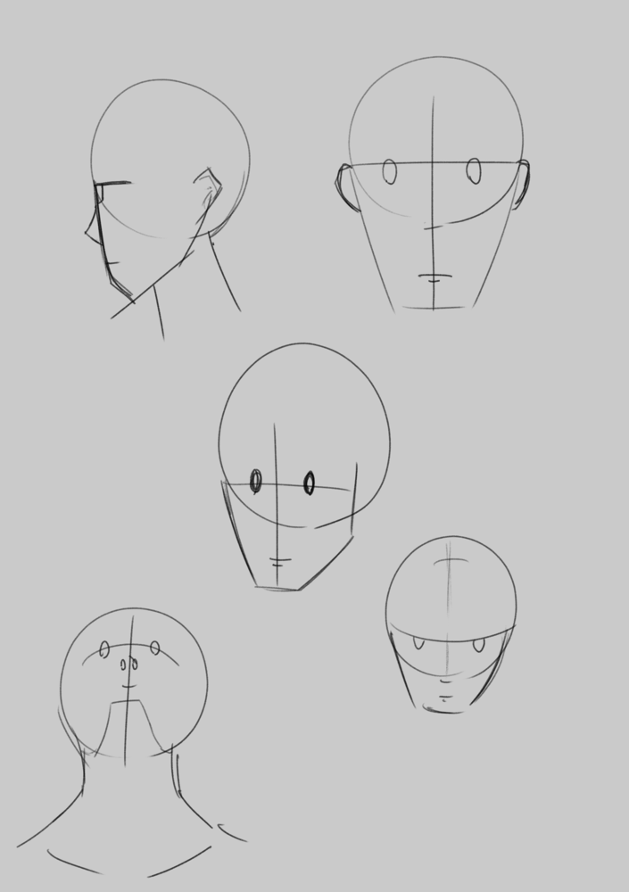 顔の描き方講座！