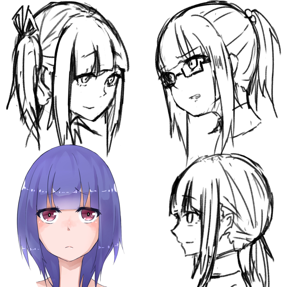 顔練習