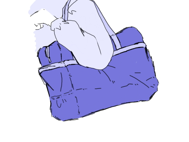 ナイロンで…
