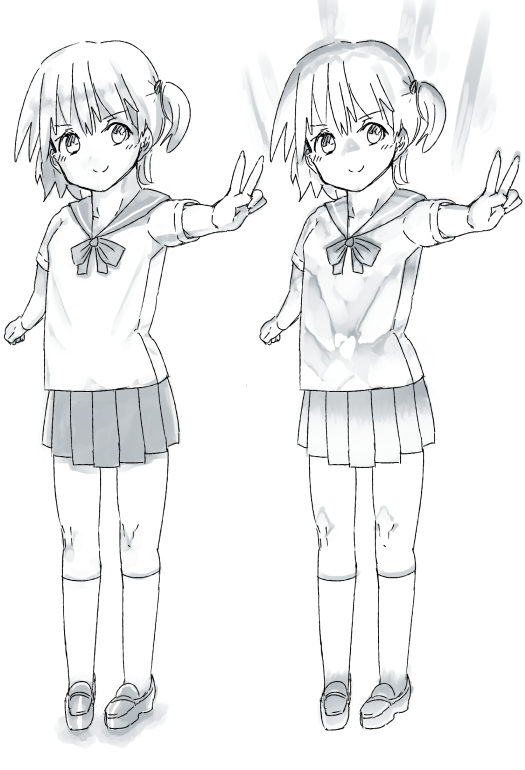 光源の位置を意識したかった