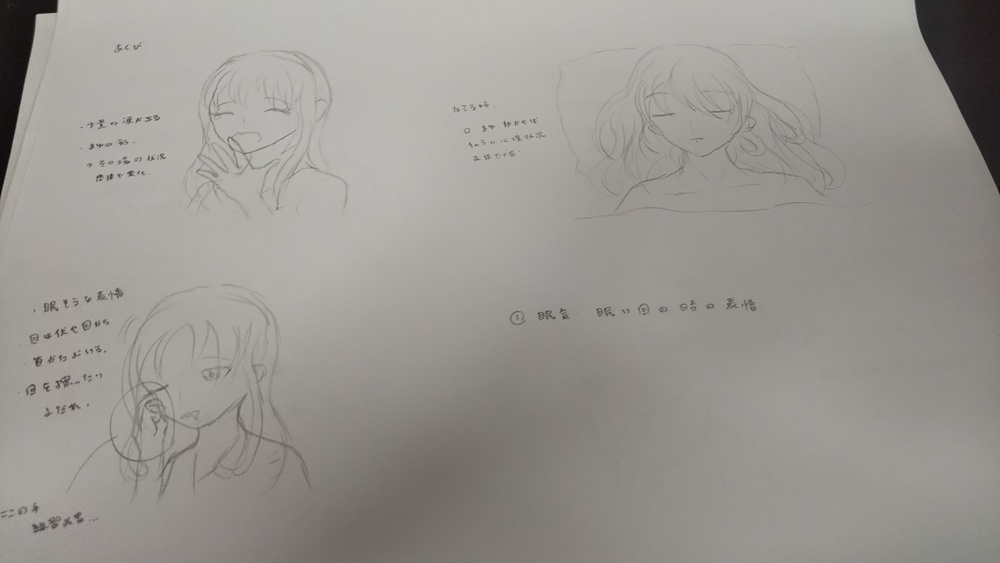 眠気・眠い時の表情