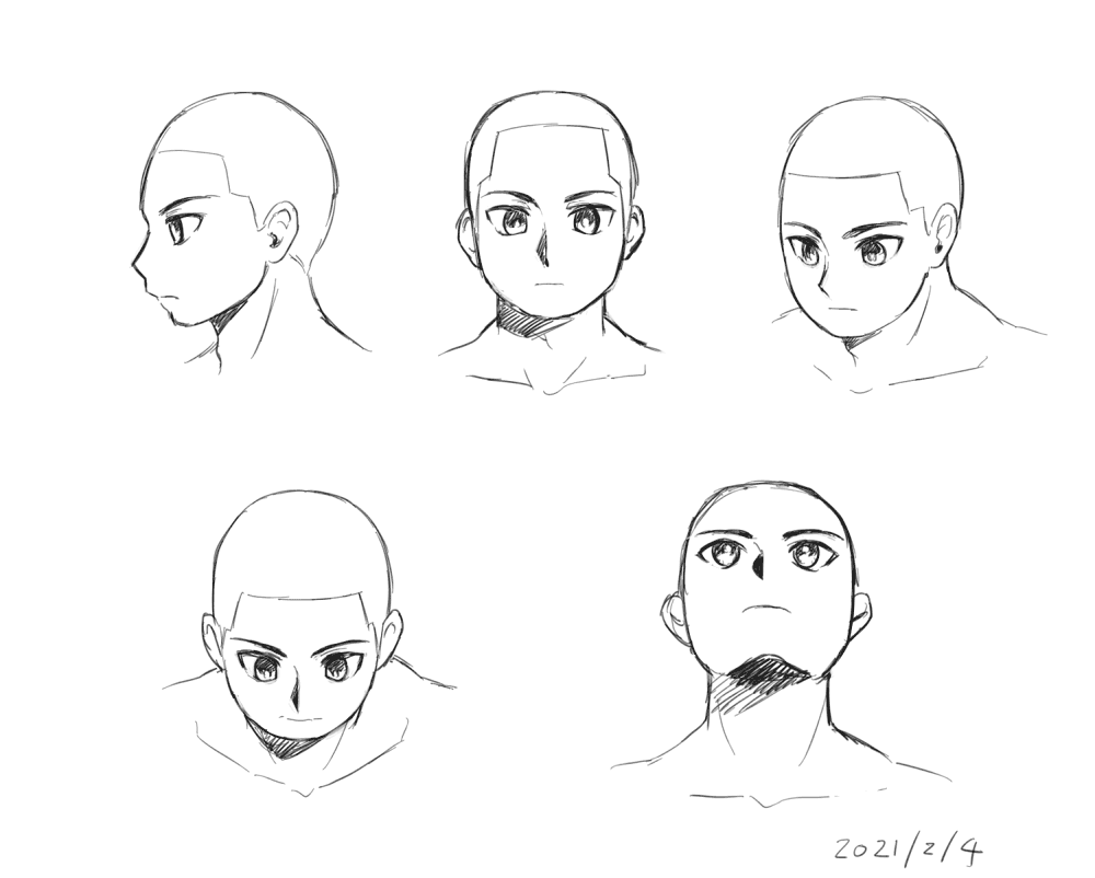 顔練習
