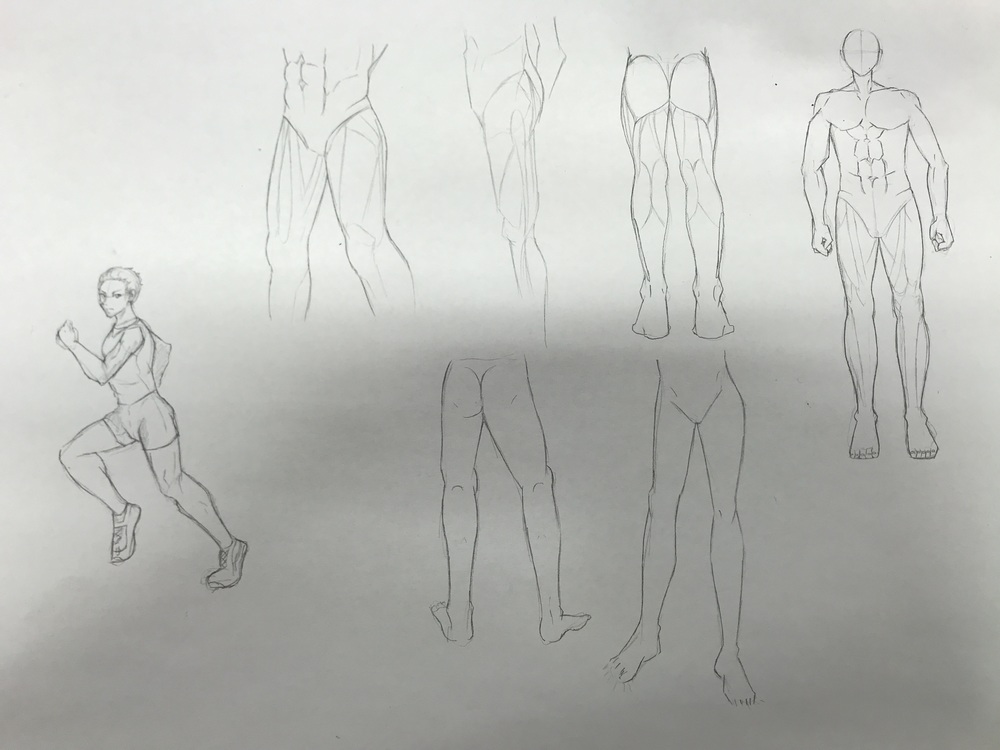 足の練習