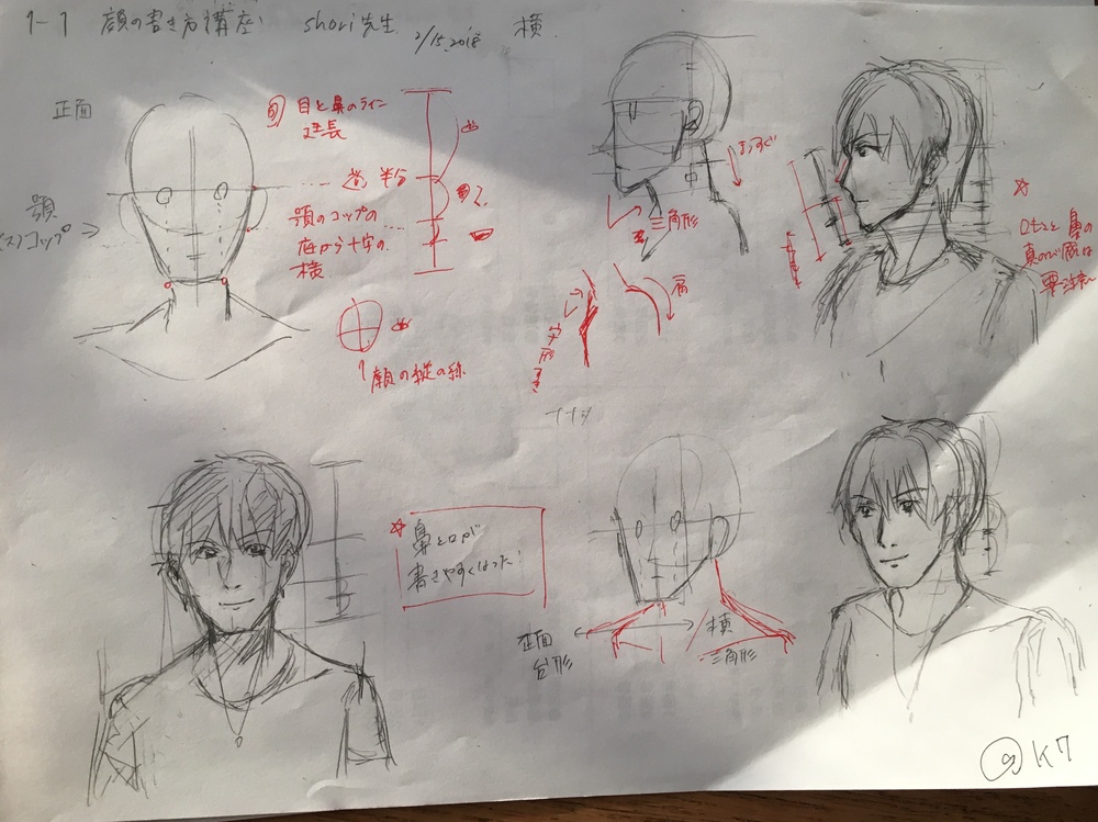 顔の描き方講座1