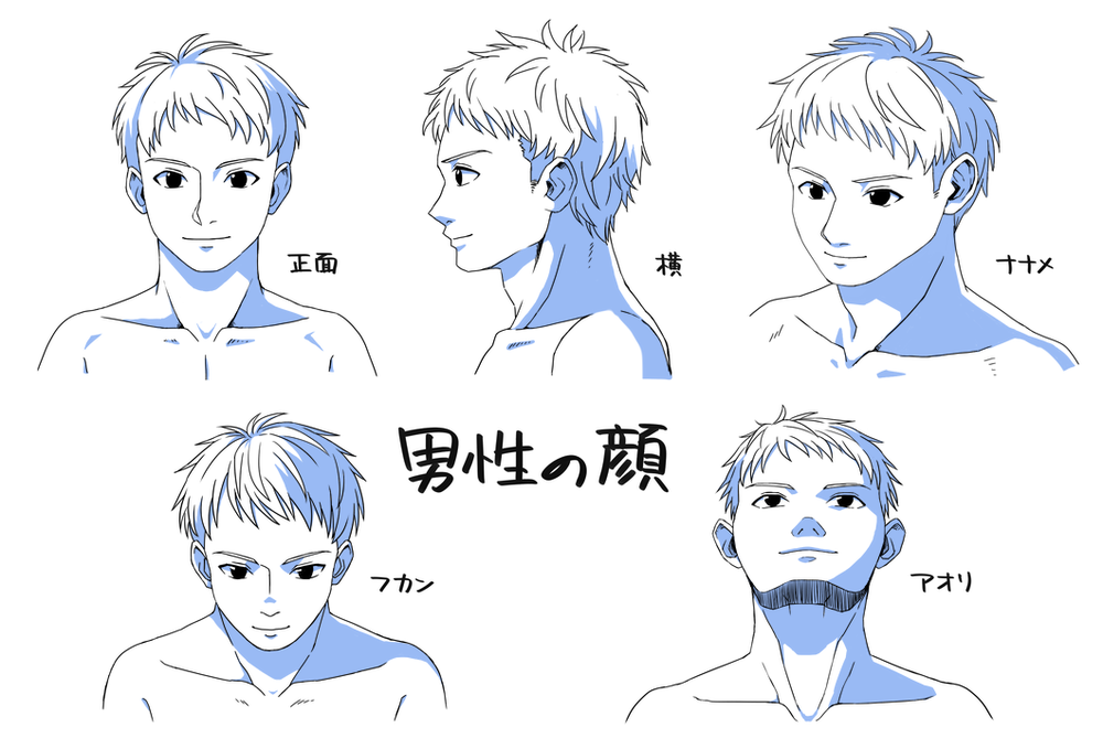 男性の顔