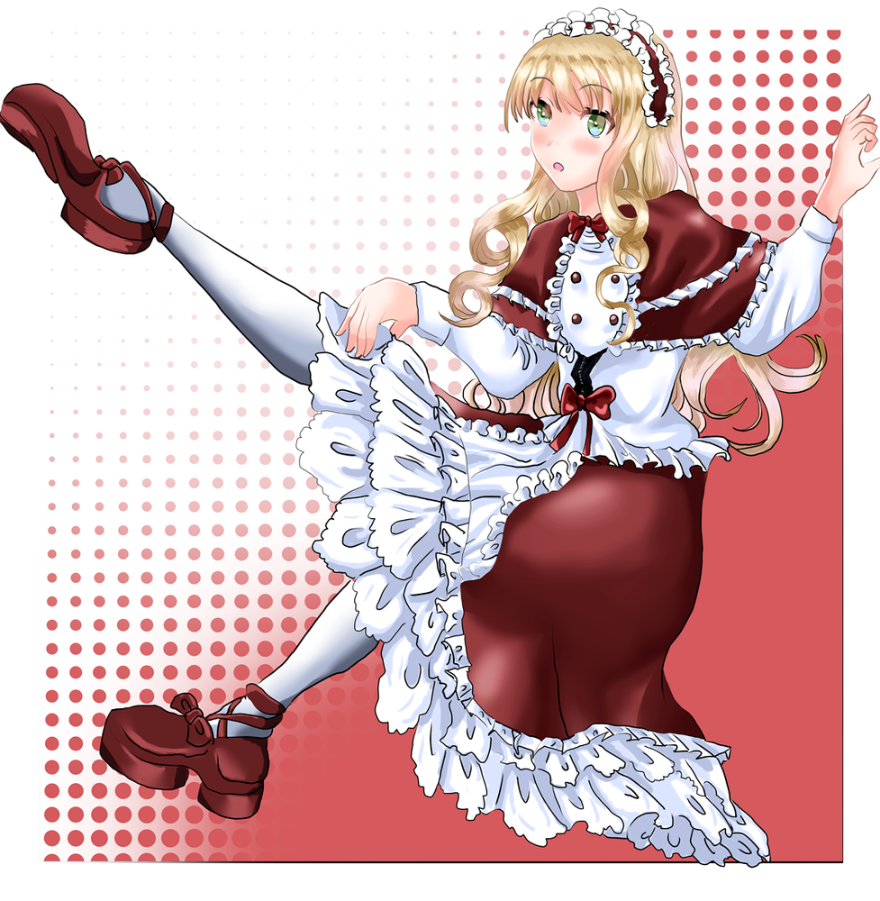 フリルの女の子