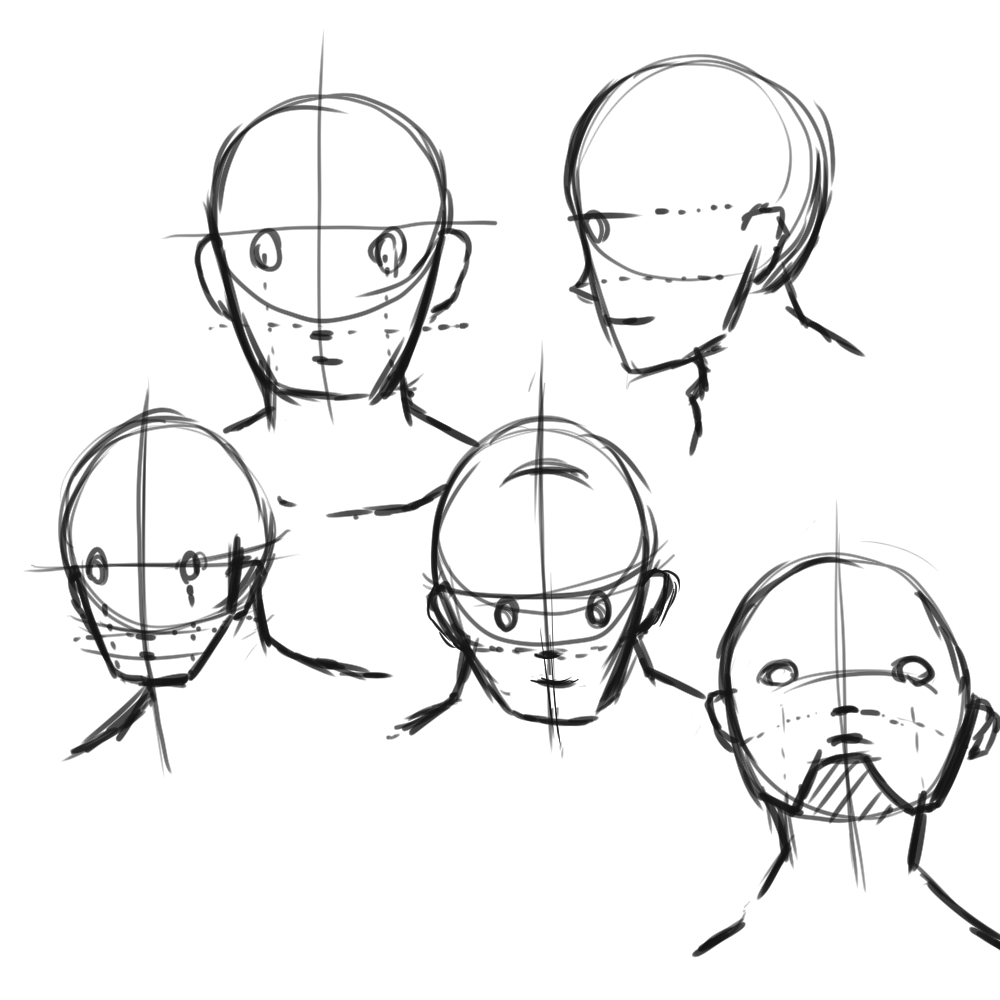 顔の描き方