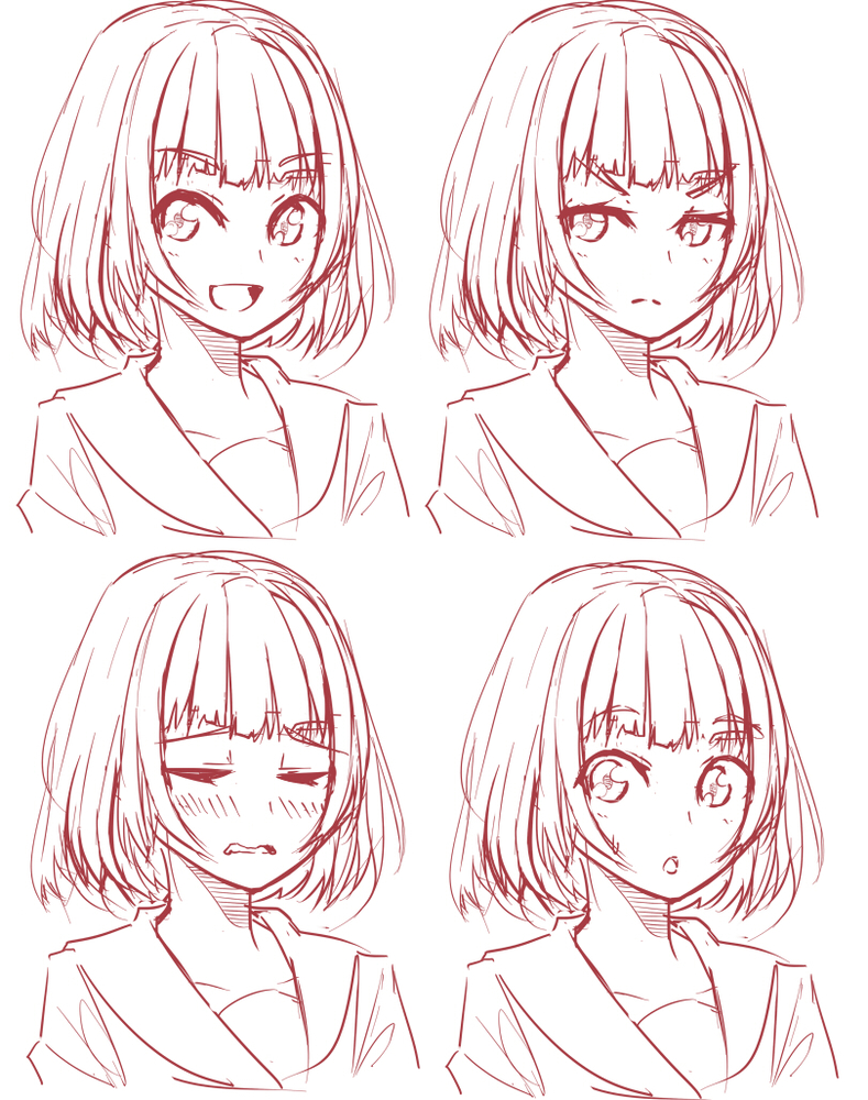表情の描き方イラレポ
