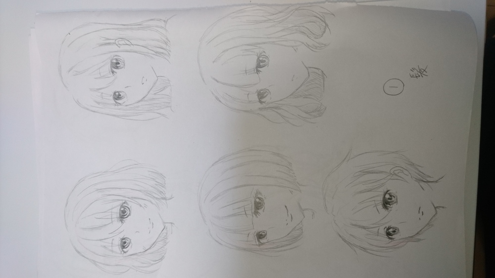 髪の描き方