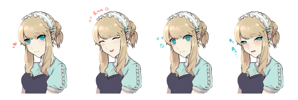 オリキャラちゃんで表情練習