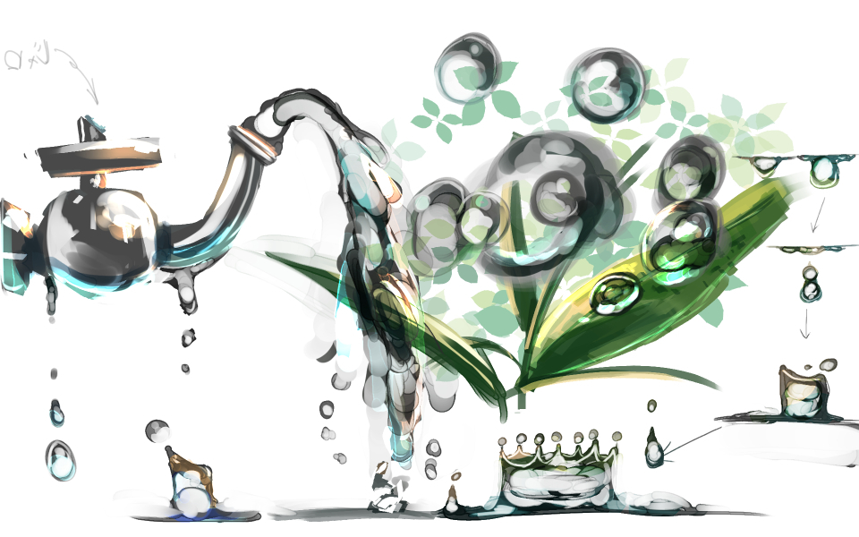 お水の練習