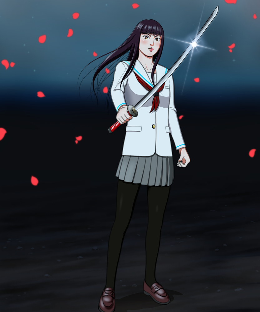 刀の描き方講座イラレポ
