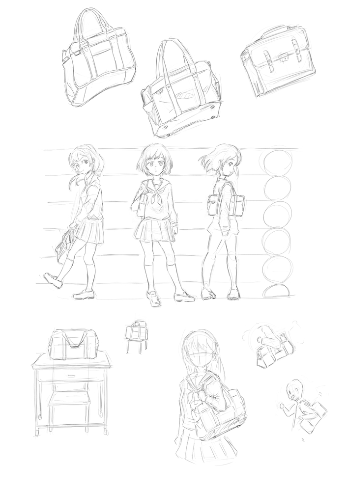女子高生のイラスト講座