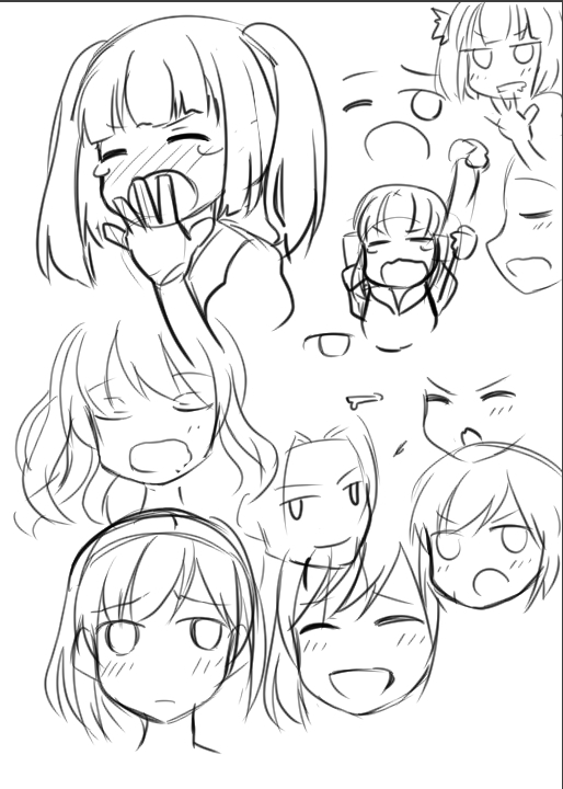 様々な表情の描き方講座